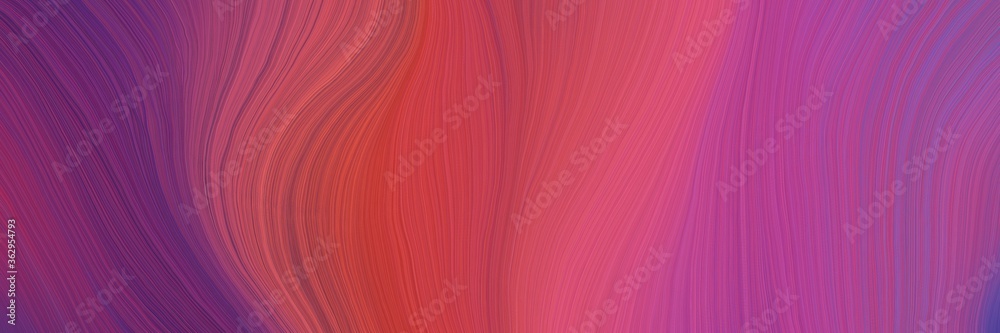 Poster colorful and elegant vibrant artistic art design graphic with smooth swirl waves background design w
