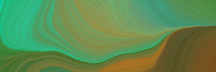 colorful and elegant vibrant abstract artistic waves graphic with modern soft swirl waves background design with dim gray, bronze and dark olive green color