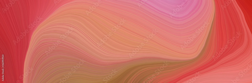 Poster colorful and elegant vibrant abstract artistic waves graphic with modern waves background design wit