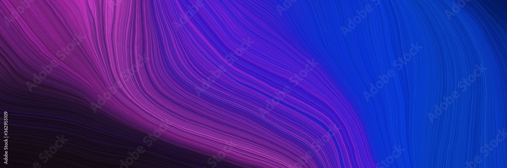 Poster colorful and elegant vibrant abstract art waves graphic with elegant curvy swirl waves background il