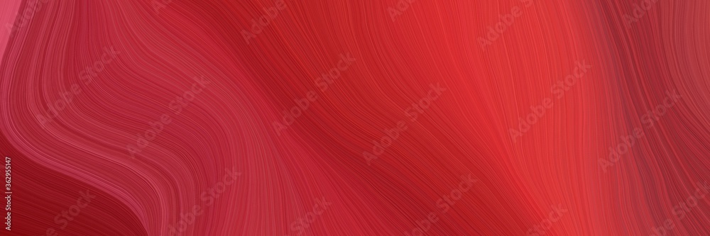 Poster colorful and elegant vibrant background graphic with modern soft swirl waves background design with firebrick, crimson and maroon color