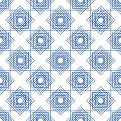 Octa corners star shaped seamless tiles pattern
