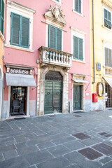 Fototapeta premium Carrara Italien Toskana Stadtansichten