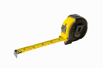 Measuring Tape isolated on white with clipping path