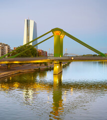 Frankfurt Green Bridge Central Bank