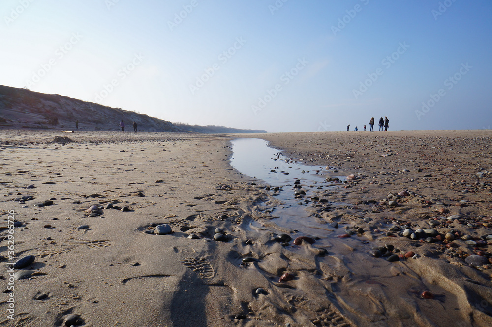 Wall mural curonian spit on baltic sea