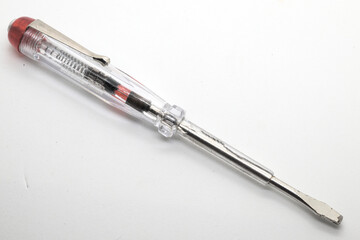 screwdriver indicator on a white background