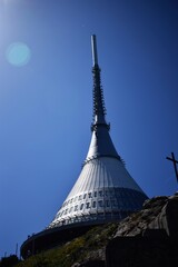 Conical futuristic hotel