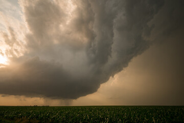 A low precipitation supercell in Nebraska.