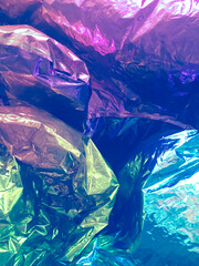 Metallic Blue Geometric Wallpaper. Chrome Blue