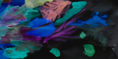 Triangular Design Elements. Blackboard Children