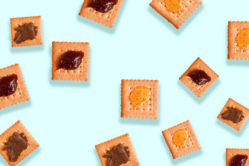biscotti colazione mangiare biscotto marmellata cioccolato 