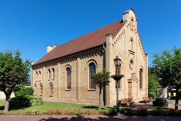 Fototapeta na wymiar former synagogue in Krakow am See, Germany