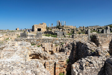 The antique city Volubilis in Morocco Africa