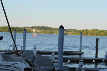 boat on the lake