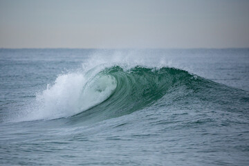 A wave barrel captured in New Hampshire