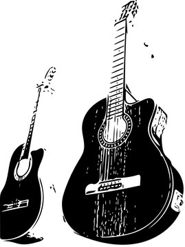 electric guitar vector
