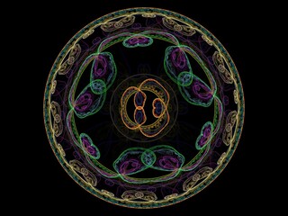 Imaginatory fractal background Image