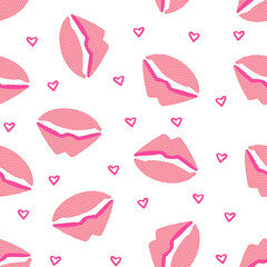 seamless lips pattern