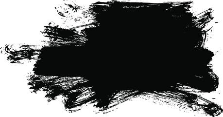 Ink spot background isolated on a white background. Grunge splatter dirt, stain, spray, splash with drops blots. Vector Illustration