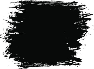 Ink spot background isolated on a white background. Grunge splatter dirt, stain, spray, splash with drops blots. Vector Illustration