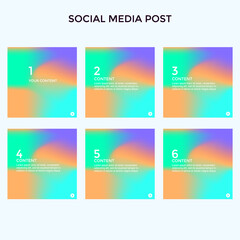COLORFUL INSTAGRAM STORIES. SOCIAL MEDIA POST TEMPLATE SET GRADIENT LIQUID VECTOR DESIGN