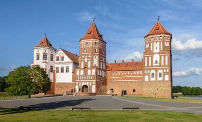 Fototapeta premium Mir Castle. The village of Mir. Korelichi district. The Grodno region. Belarus.