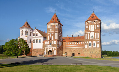Mir Castle. The village of Mir. Korelichi district. The Grodno region. Belarus.