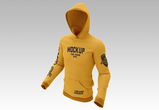 Hooded Sweatshirt Mockup