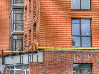 Naklejka premium old brick building