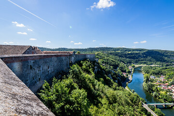 Vue sur Besançon depuis la Citadelle Vauban