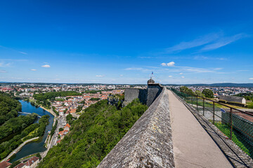 Vue sur Besançon depuis la Citadelle Vauban