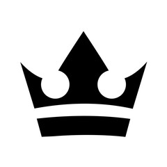royal crown of mural silhouette style icon