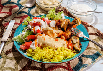 Middle Eastern Chicken Shawarma