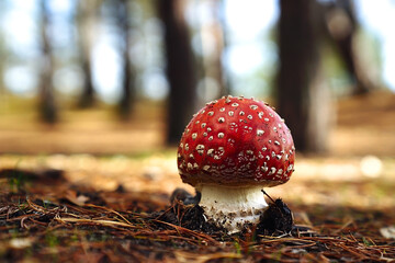 Fly agaric. Mushroom
