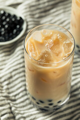 Refreshing Homemade Boba Milk Tea