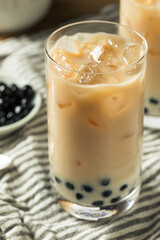 Refreshing Homemade Boba Milk Tea