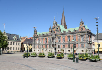 Fototapeta na wymiar Rathaus in Malmoe