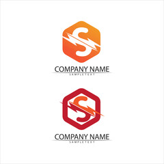 Business corporate S letter logo