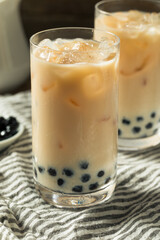 Refreshing Homemade Boba Milk Tea