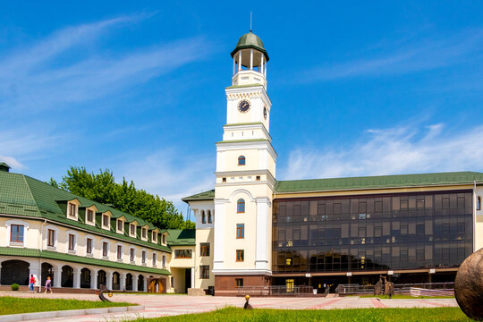 Ukraine, Ostrog. June 2020. New building of the National University "Ostroh Academy"