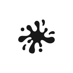 Splash icon flat vector illustration