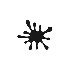 Splash icon flat vector illustration