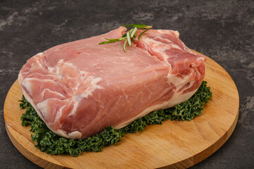 Pork meat piece for cooking