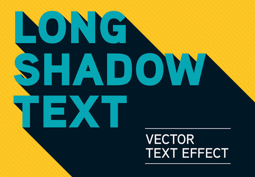 Long Shadow Text Effect