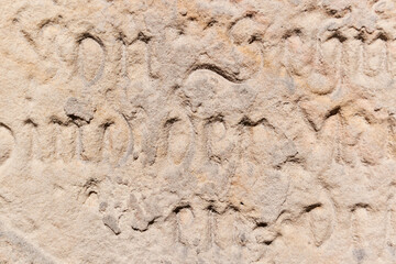  Vintage rough sandstone background. Front view.
