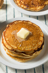 Homemade Warm Buttermilk Pancakes