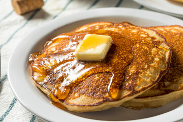 Homemade Warm Buttermilk Pancakes