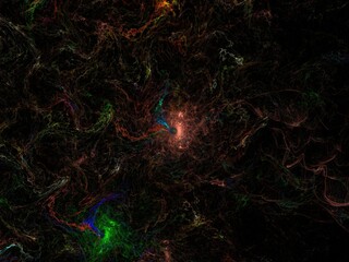 Imaginatory fractal background Image