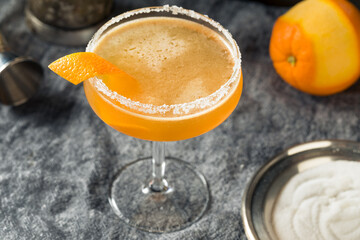Boozy Orange Sidecar Cocktail